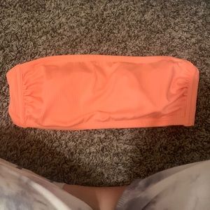 peachy color bikini top